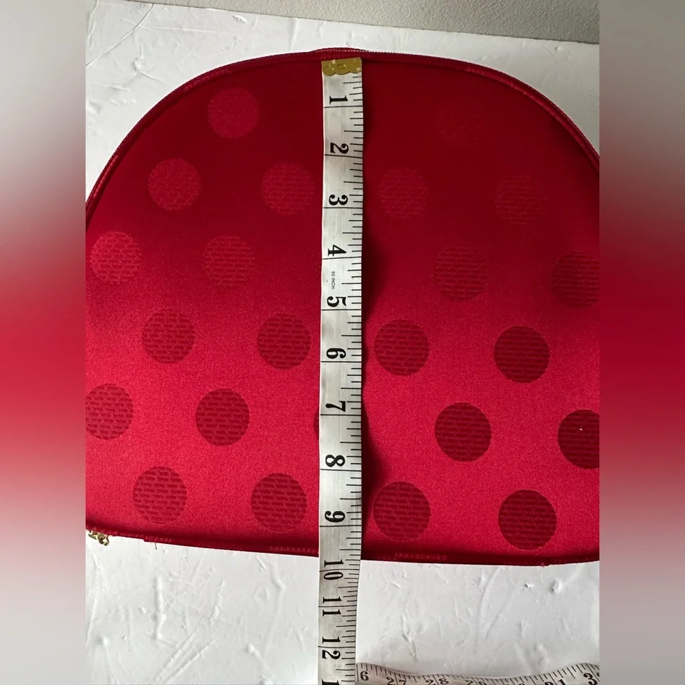 Estee Lauder Red Polka‎ Dot Cosmetic Bag